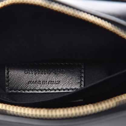 Saint Laurent Calfskin Matelasse Monogram Lou Belt Bag Black 7 of 10