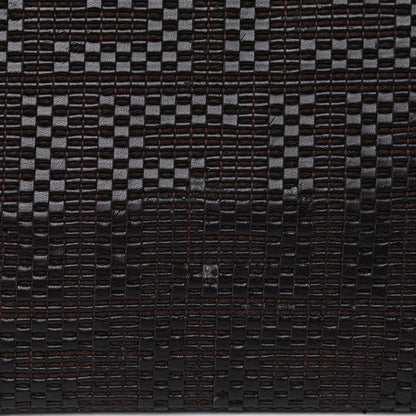 Fendi Calfskin FF Woven Medium Roll Tote Moro 13 of 16
