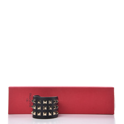 Valentino Garavani Vitello Rockstud Bracelet Black 7 of 7