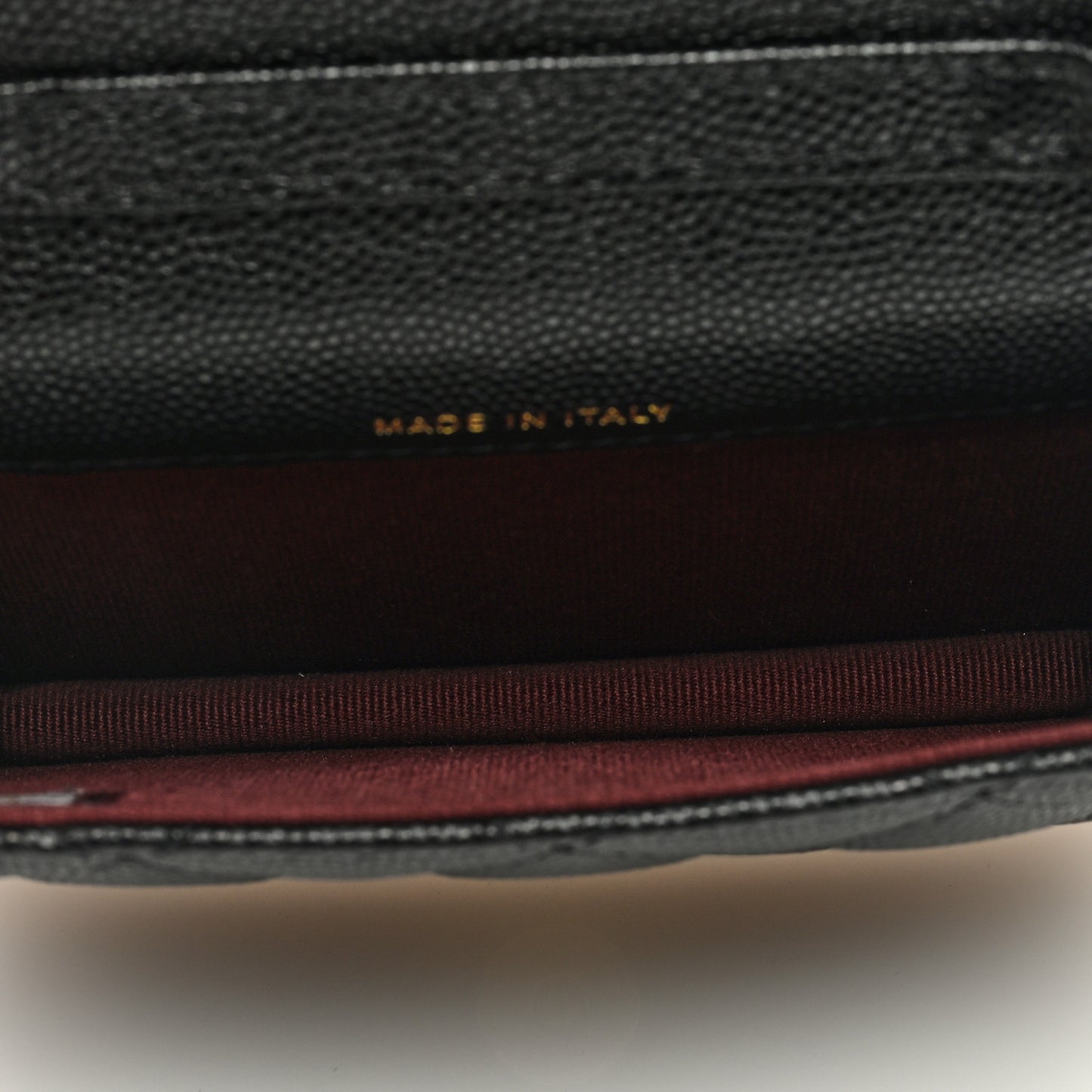 Caviar Quilted Mini Chain Bag Black