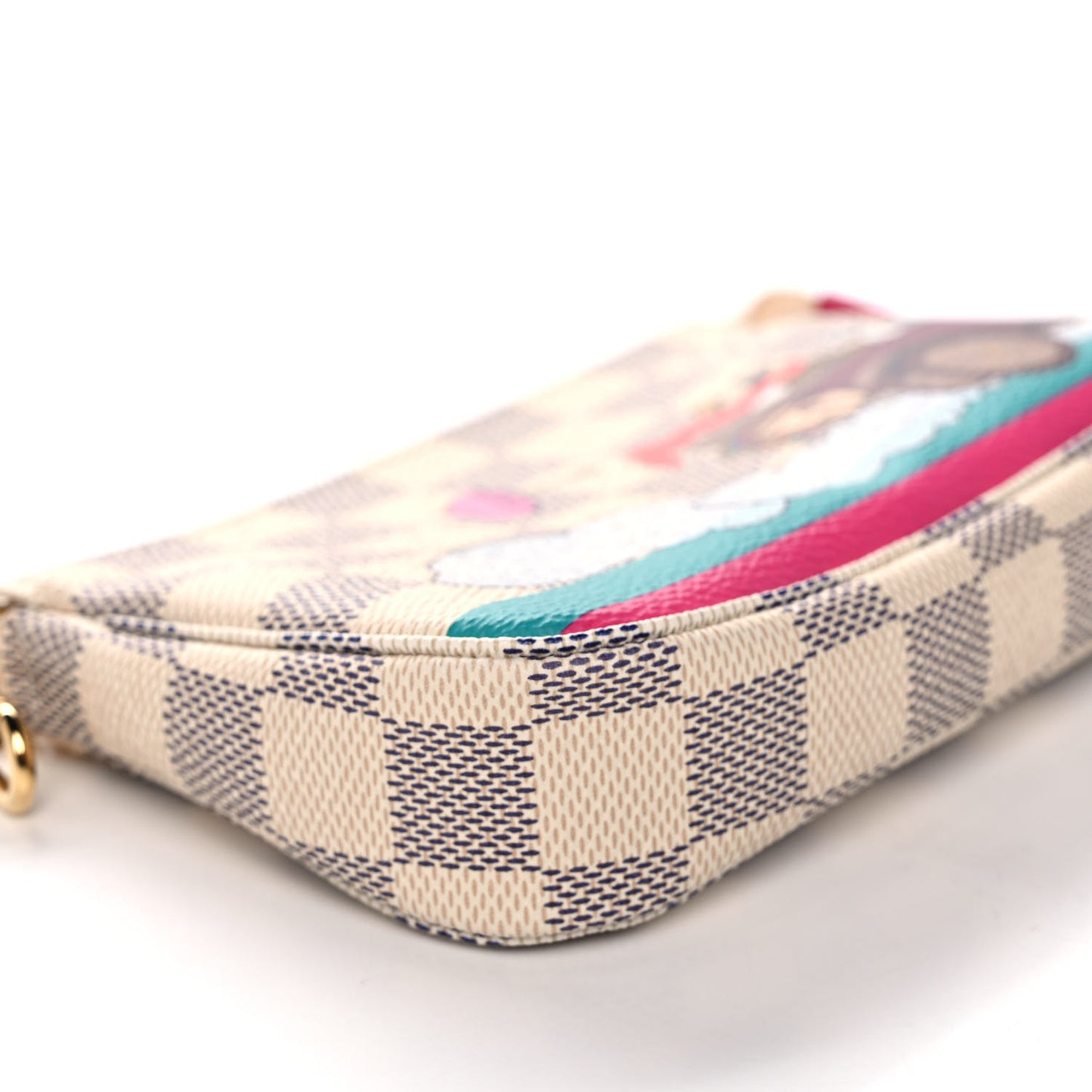 Damier Azur 2015 Christmas Animation Mini Pochette Accessories