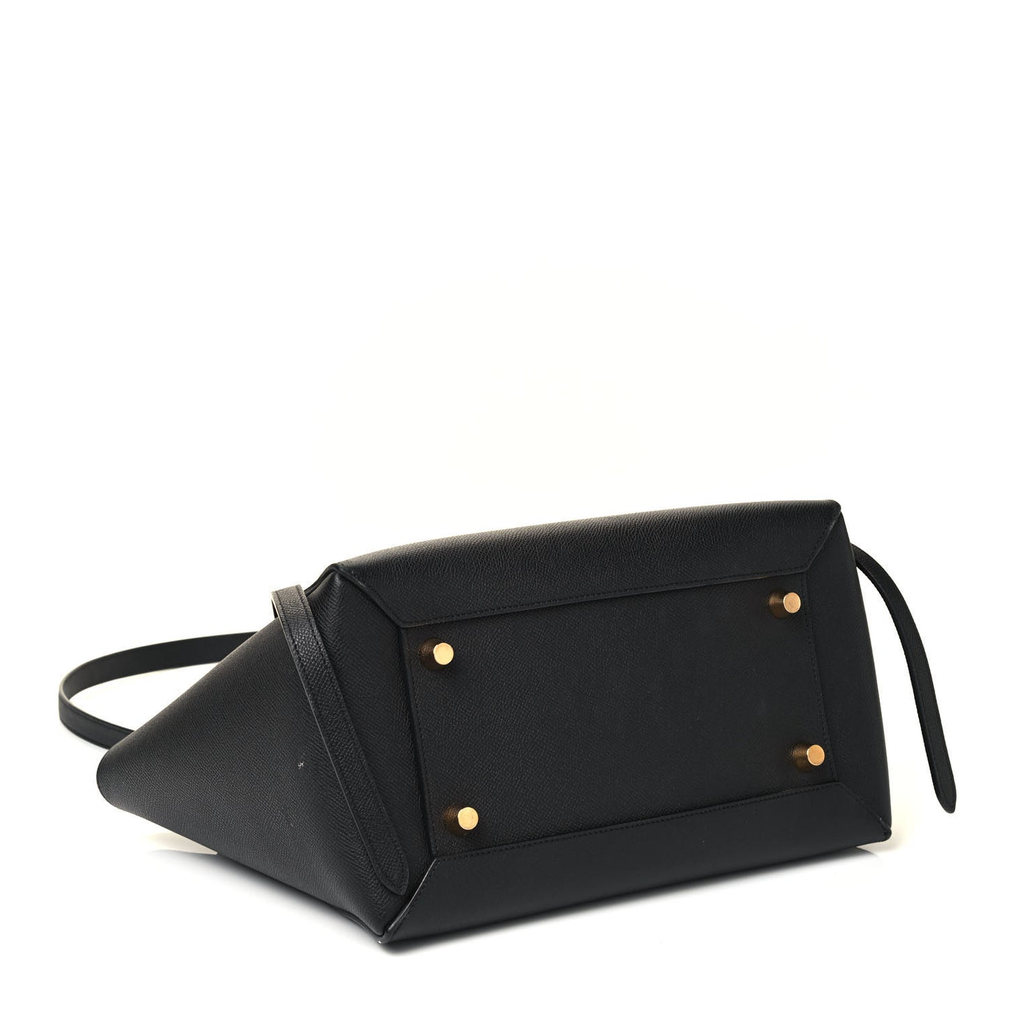 Grained Calfskin Mini Belt Bag Black
