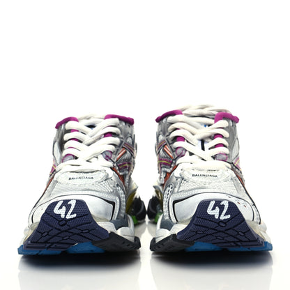Balenciaga Mesh Rubber Mens Runner Sneakers 42 Multicolor 2 of 8