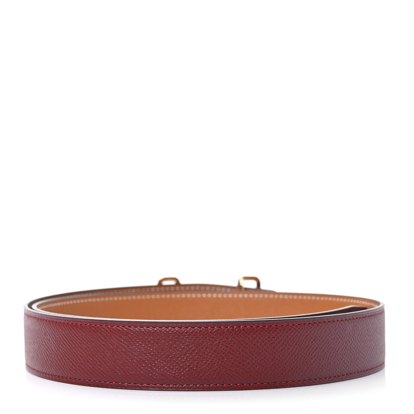 Epsom 32mm Rythme Belt 85 34 Rouge H Gold