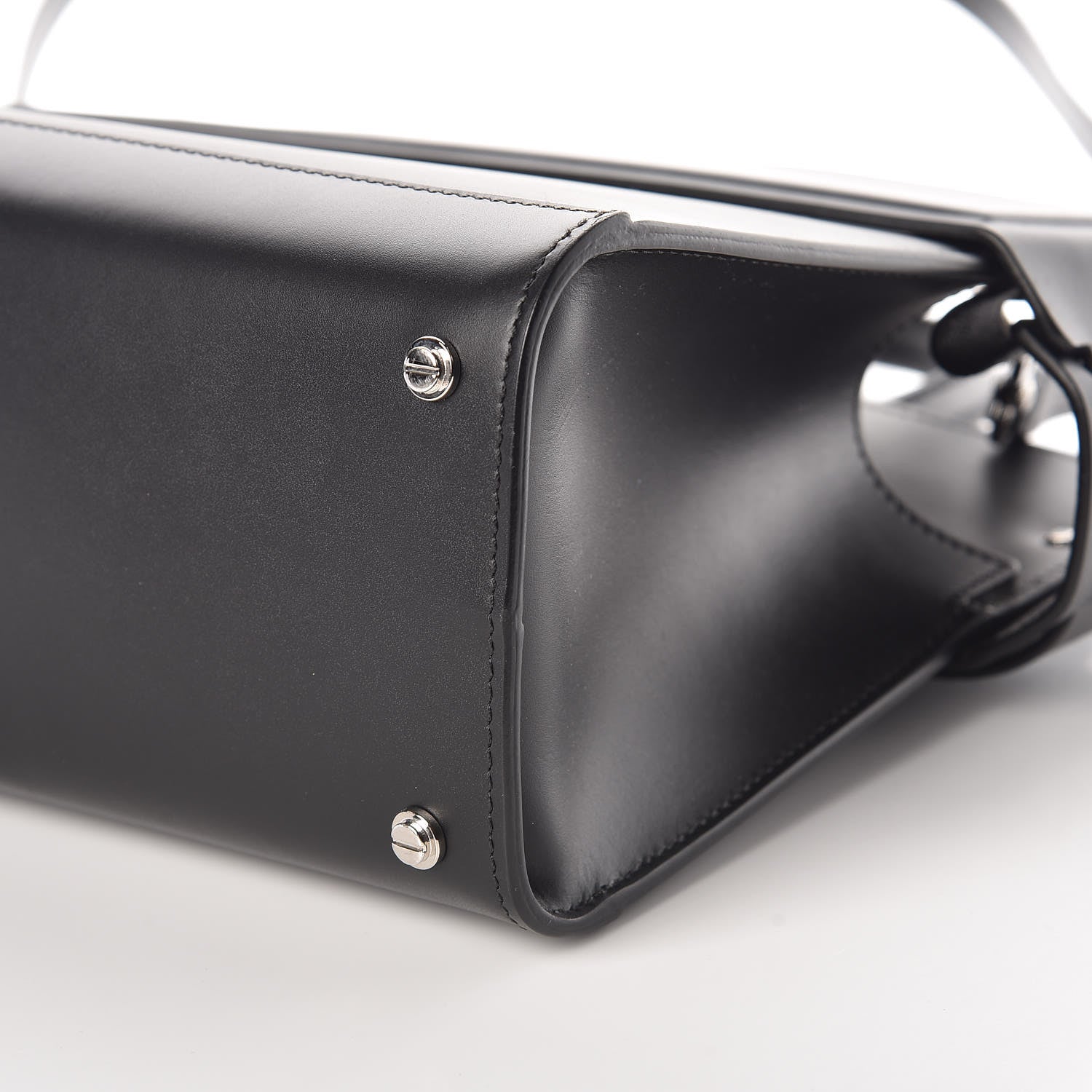 Givenchy Smooth Calfskin Small Horizon Satchel Black 7 of 9