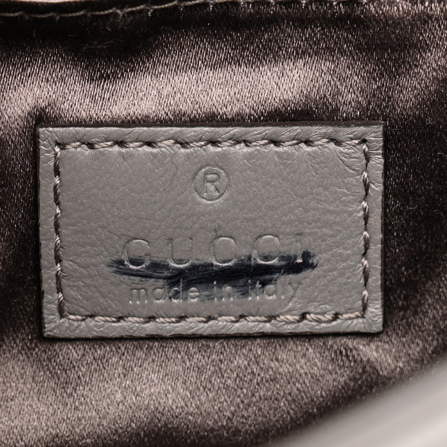 Nappa Vertical Matelasse Small Maxi Horsebit Chain Shoulder Bag Gray