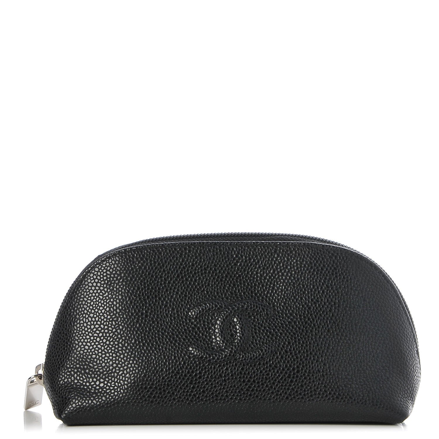 Chanel Caviar Timeless CC Cosmetic Pouch Black 1 of 8