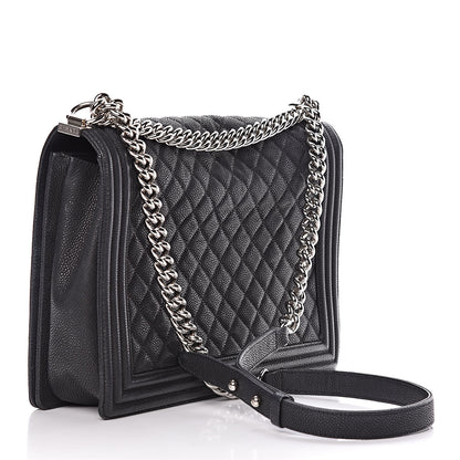 Chanel Caviar Quilted Large Boy Flap Black 3 of 15