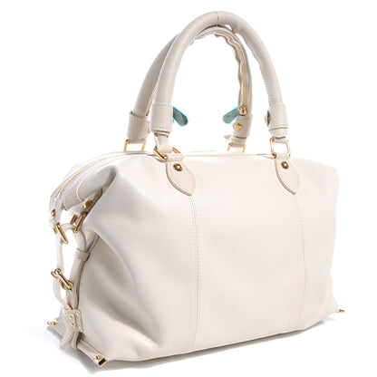 Louis Vuitton Calfskin Sac Louis White 3 of 11