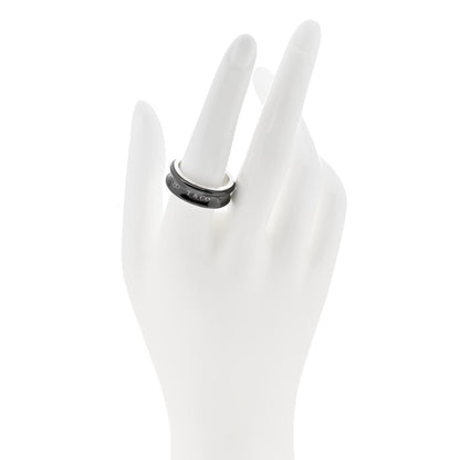 Tiffany Sterling Silver Titanium 1837 Band Ring 58 8.25 2 of 5