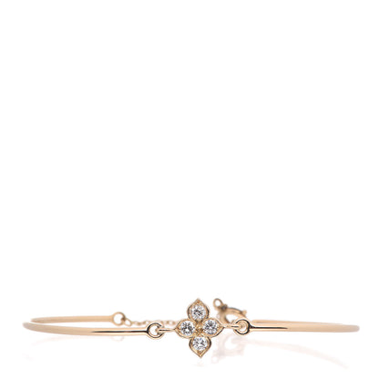 Cartier 18K Yellow Gold Diamond Hindu Floral Bracelet 1 of 7