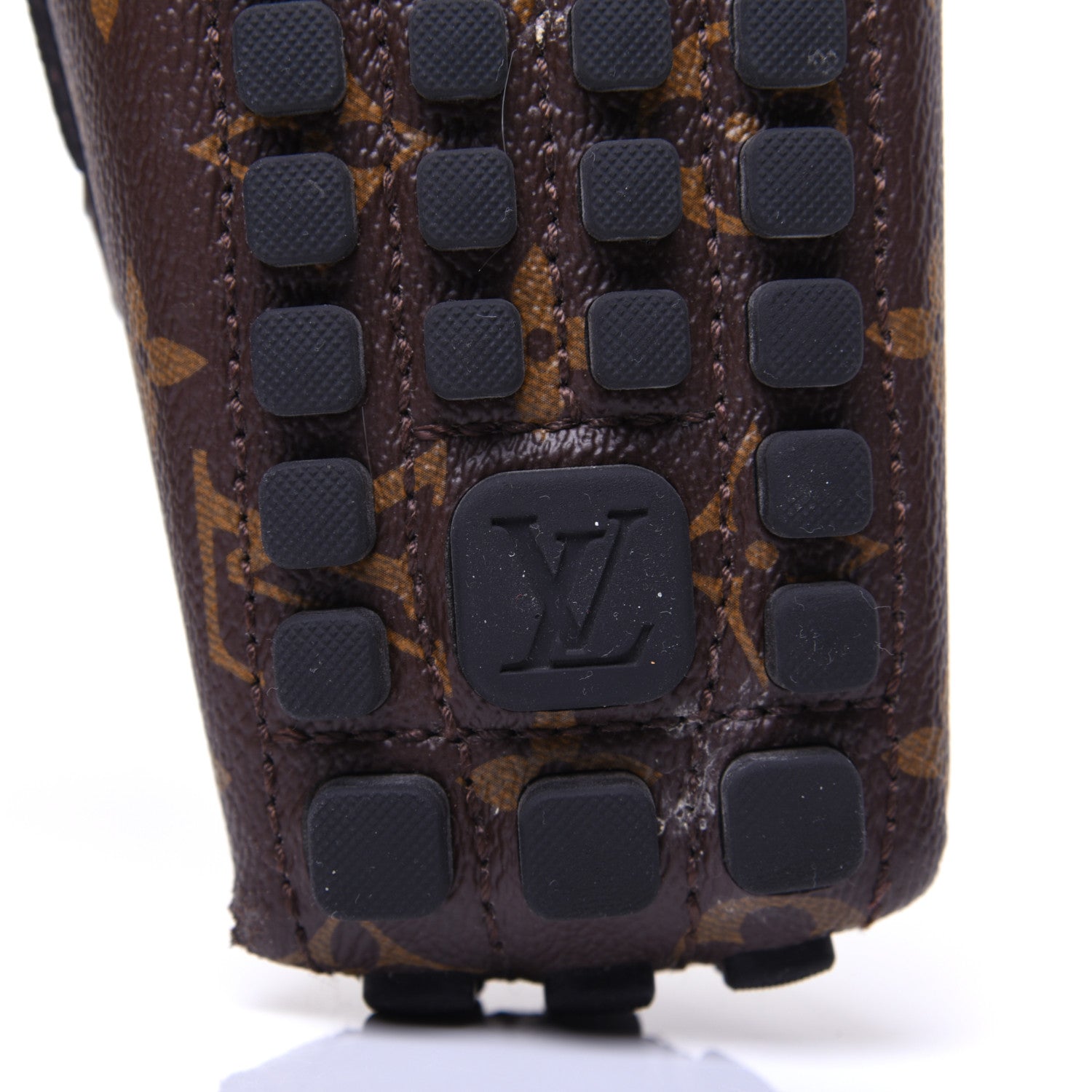 Louis Vuitton Monogram Mens Arizona Car Shoe Moccasin Loafers 9 Macassar 8 of 13