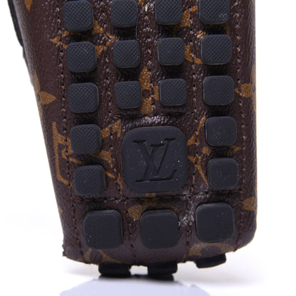 Louis Vuitton Monogram Mens Arizona Car Shoe Moccasin Loafers 9 Macassar 8 of 13