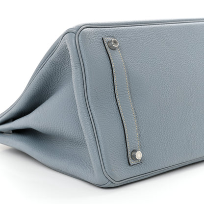 Hermes Togo BIRKIN 35 Bleu Lin 9 of 13