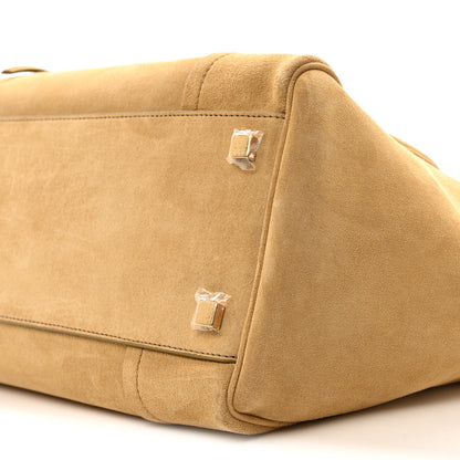 Celine Suede Calfskin Medium New Luggage Beige 10 of 12