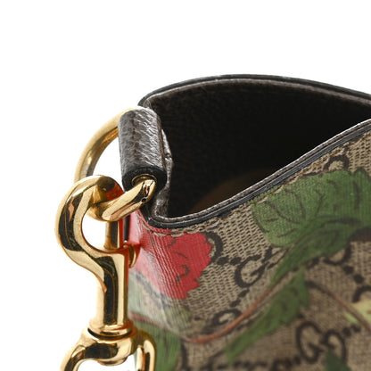 Gucci Soft GG Supreme Monogram Tian Medium Crossbody Tote Beige Multicolor New Acero 13 of 13