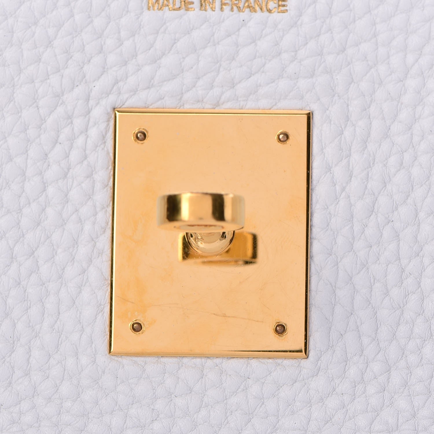 Hermes Taurillon Clemence Birkin 35 White 12 of 45