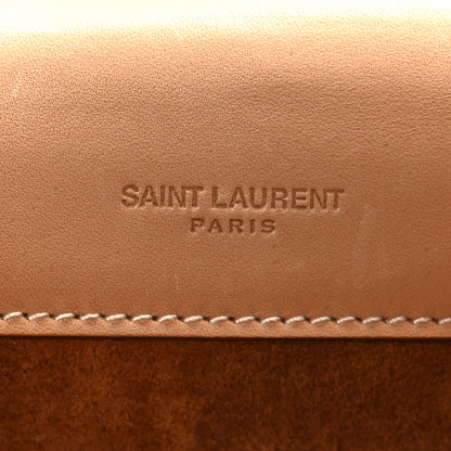 Saint Laurent Smooth Calfskin North South Kaia Satchel Vintage Brown 6 of 9