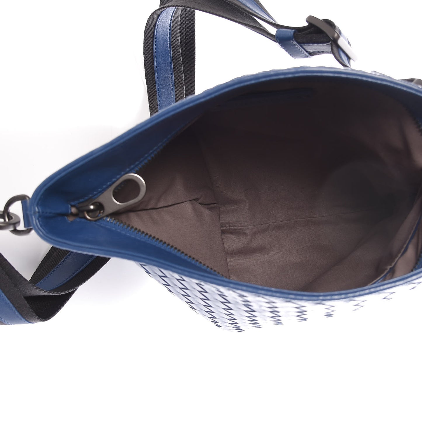 Nappa Intrecciato VN Crossbody Messenger Bag Blatic Blue