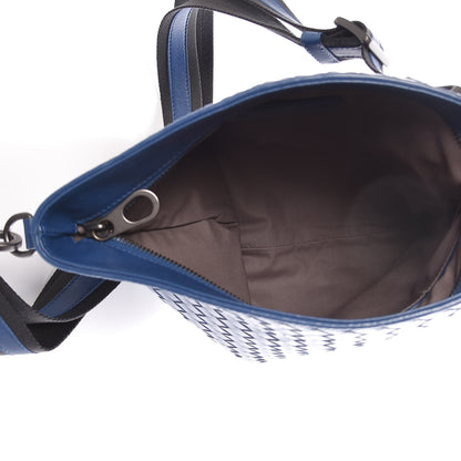 Bottega Veneta Nappa Intrecciato VN Crossbody Messenger Bag Blatic Blue 5 of 8