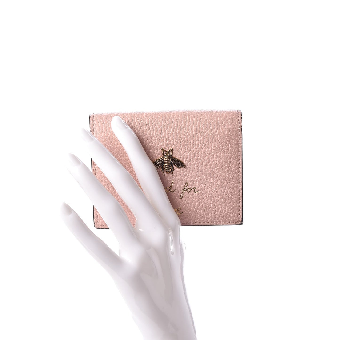 Cellarius Calfskin Blind for Love Animalier Card Case Perfect Pink