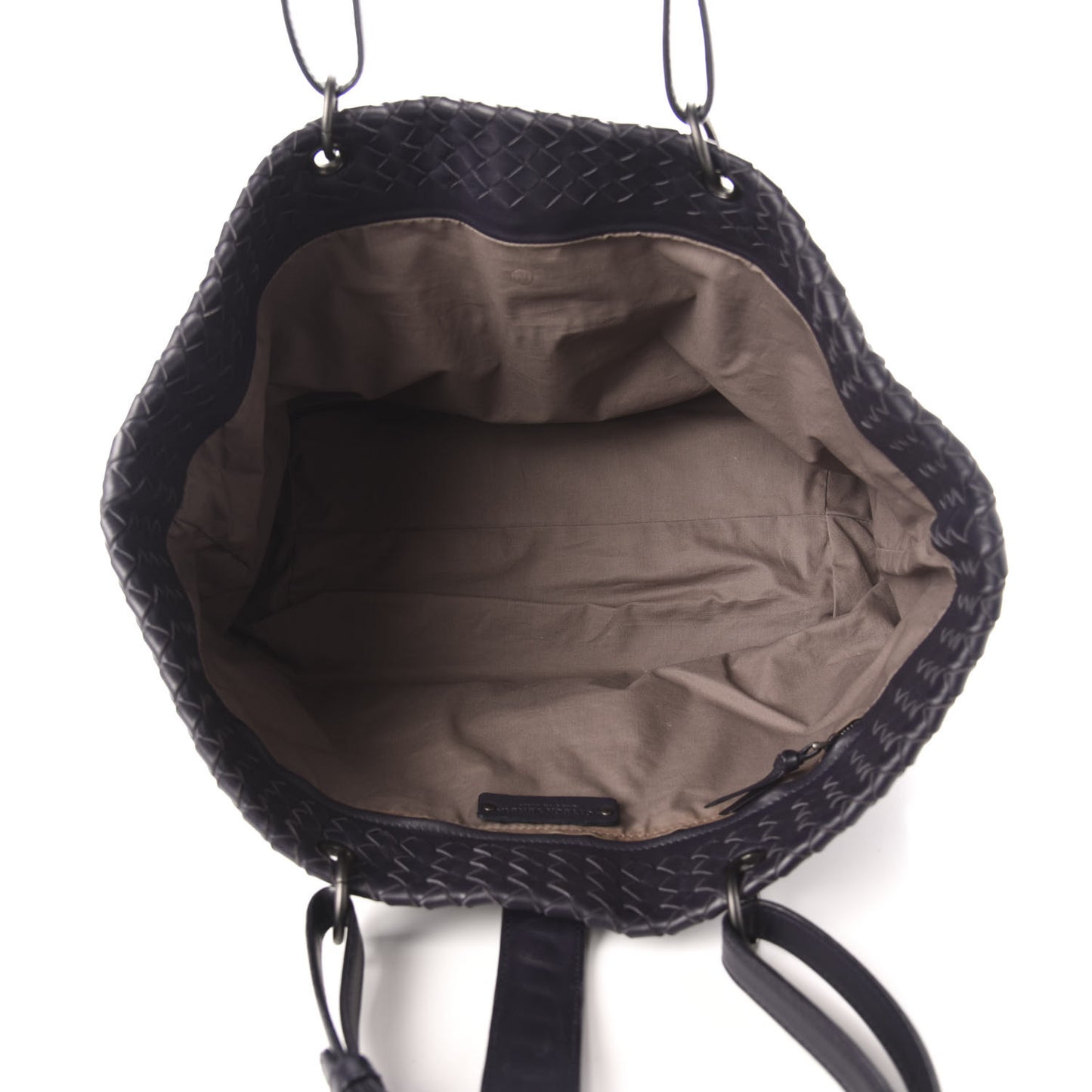 Nappa Intrecciato Large Capri Tote Ink
