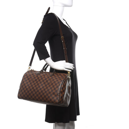 Louis Vuitton Damier Ebene Speedy Bandouliere 35 2 of 17