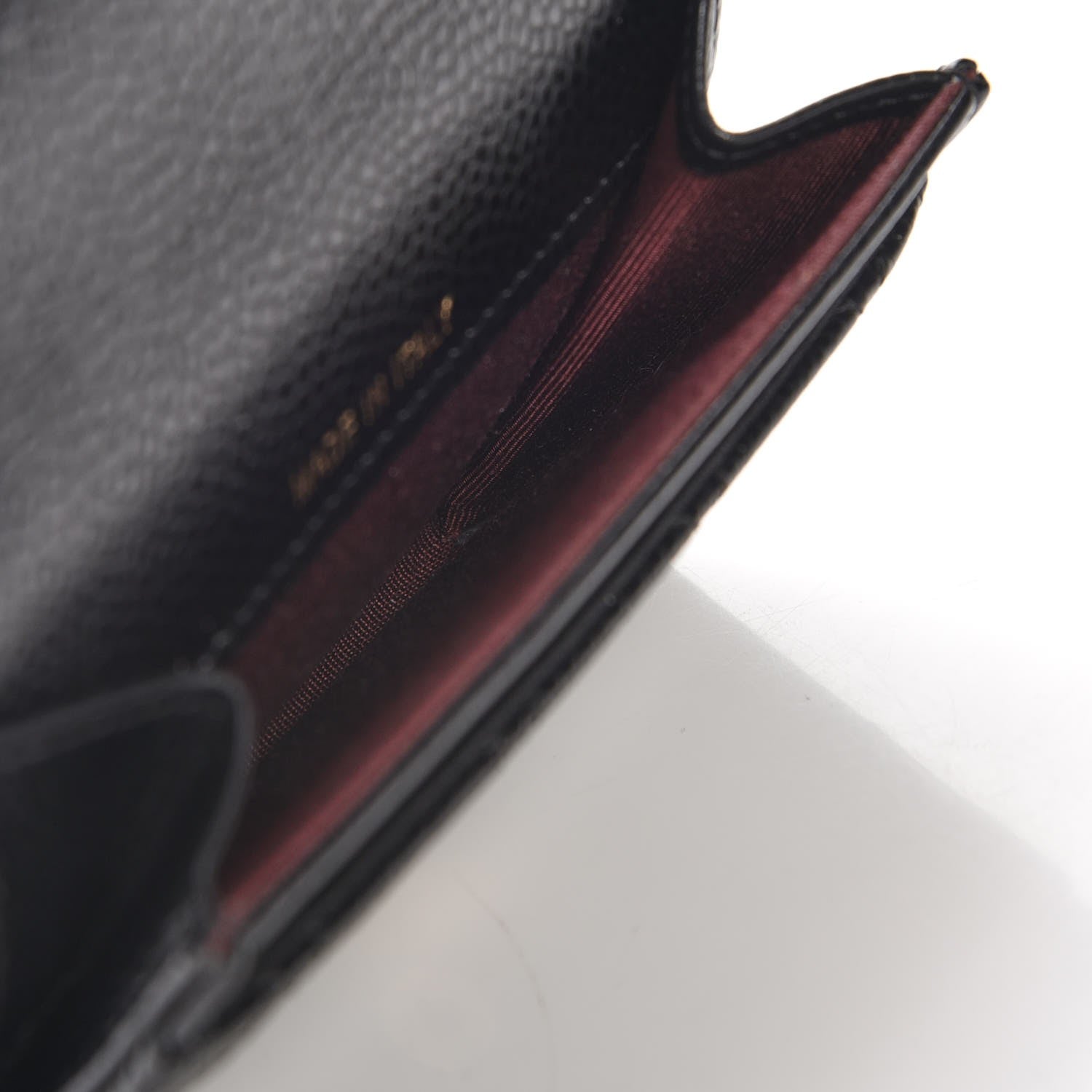 Chanel Caviar Quilted Flap Card Holder Black 7 of 9