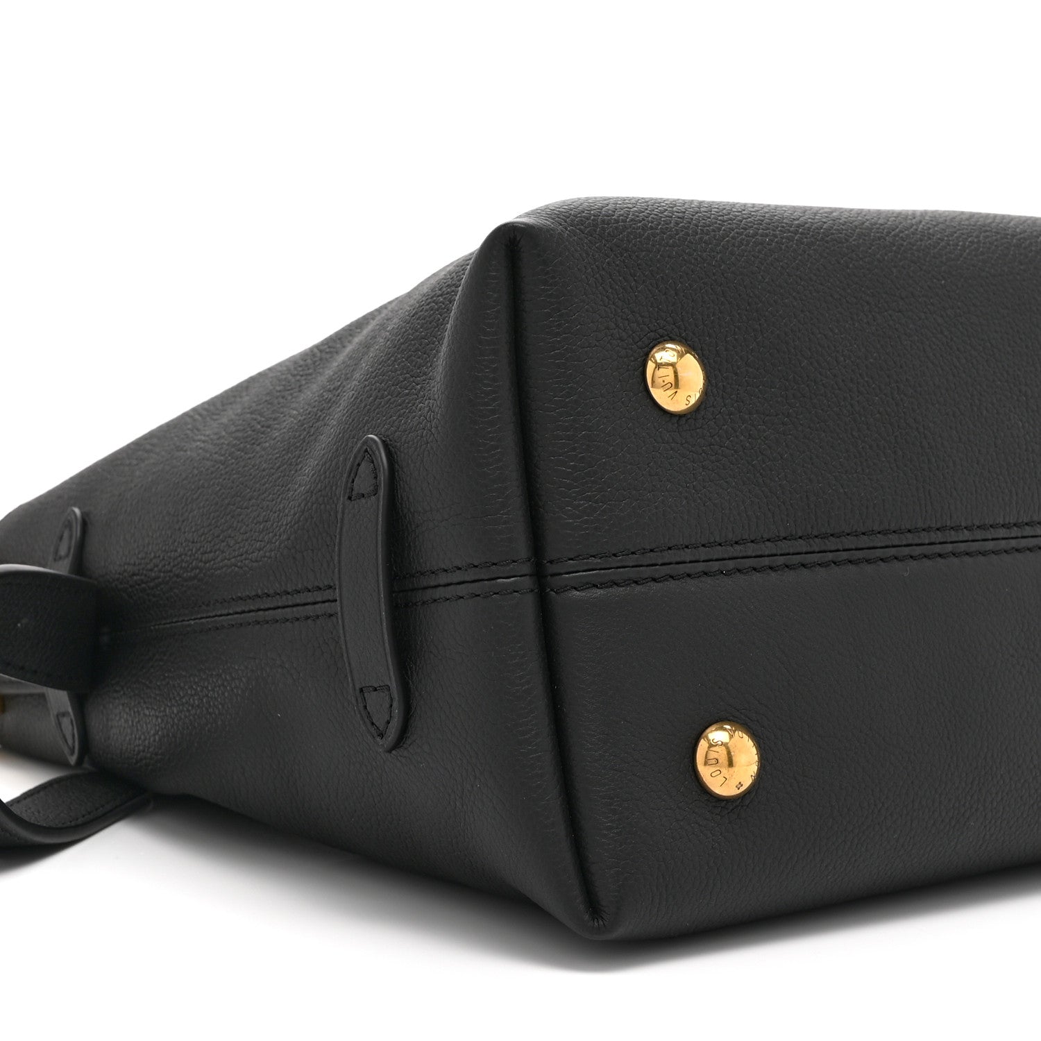 Louis Vuitton Grained Calfskin Low Key Hobo PM Black 9 of 10