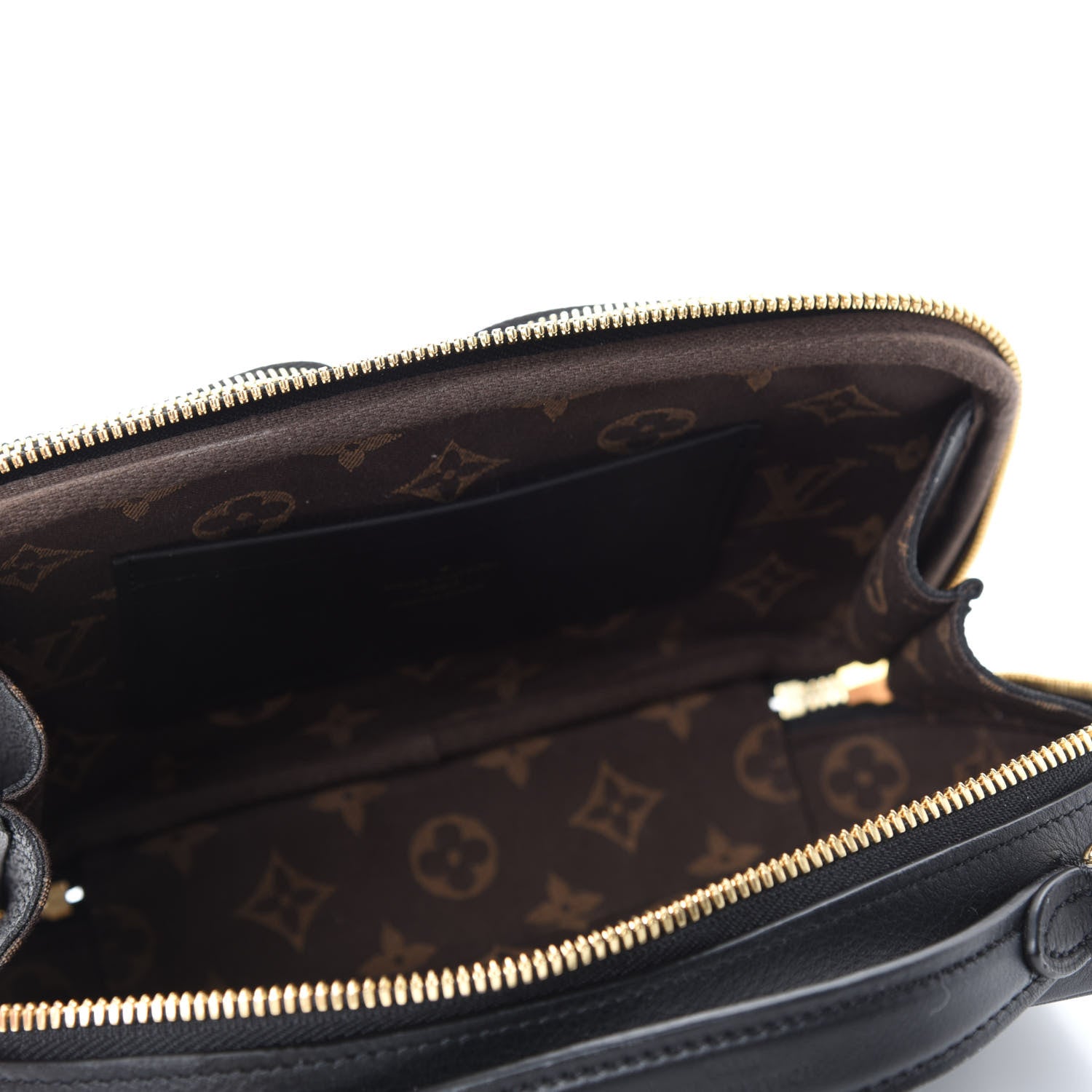 Louis Vuitton Calfskin Monogram Embossed Utility Crossbody Black 5 of 9