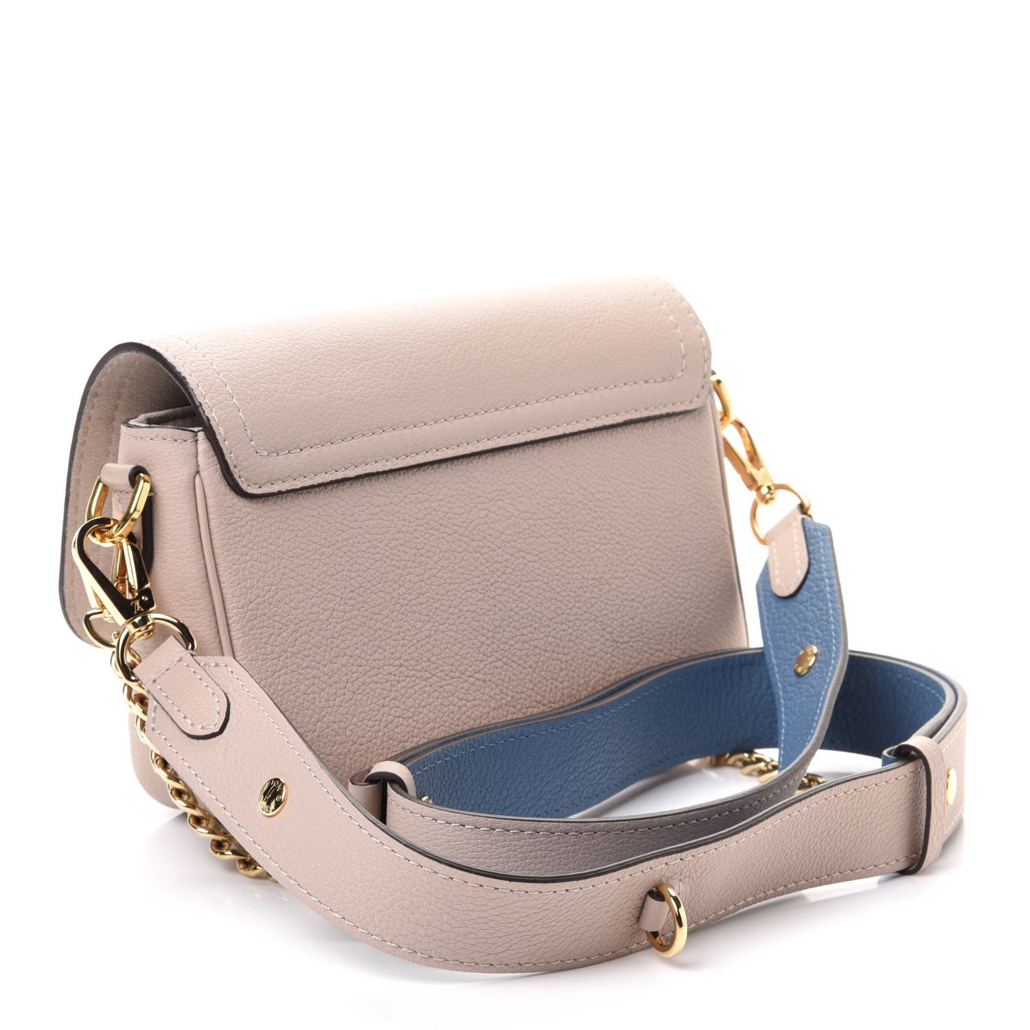 Louis Vuitton Grained Calfskin Lockme Tender Greige 4 of 10