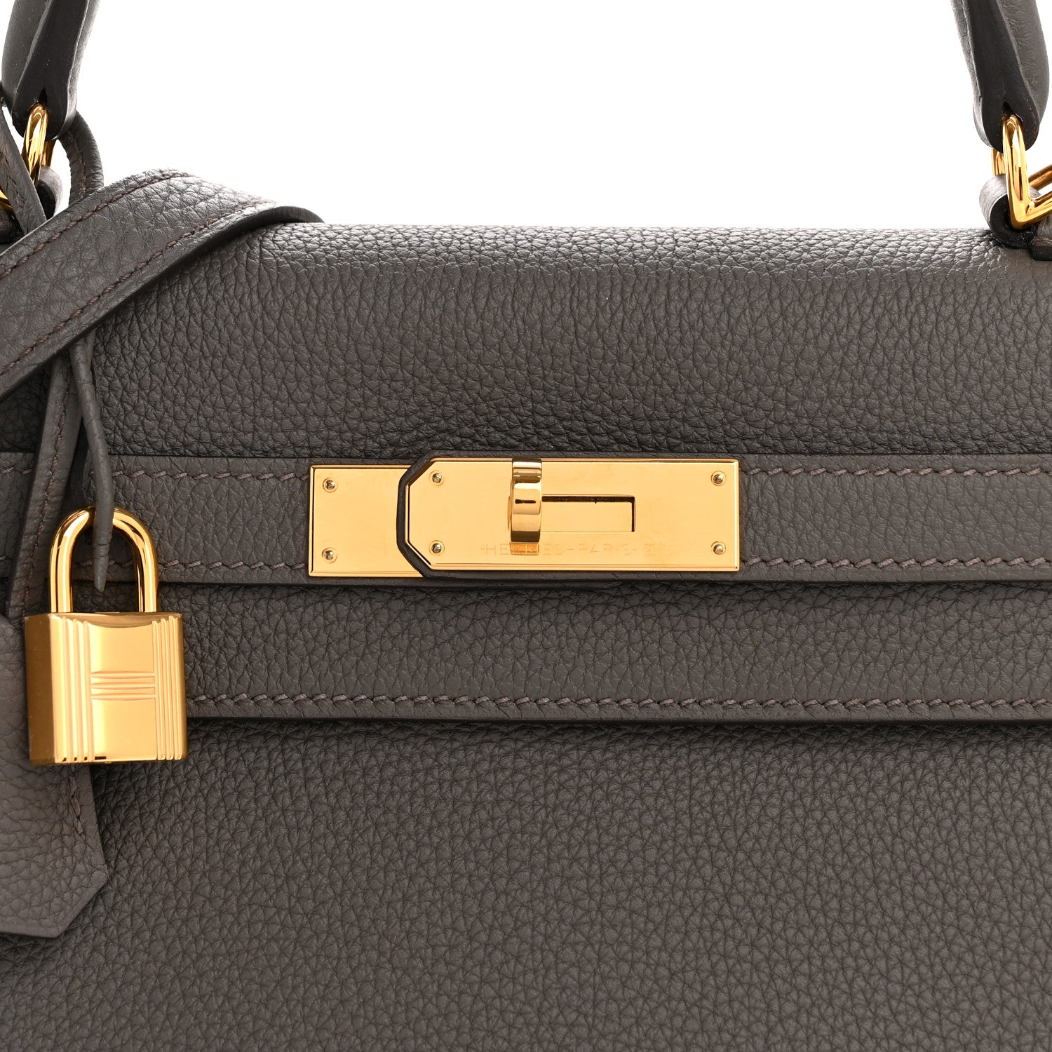 Hermes Togo Kelly Retourne 28 Etain 8 of 13