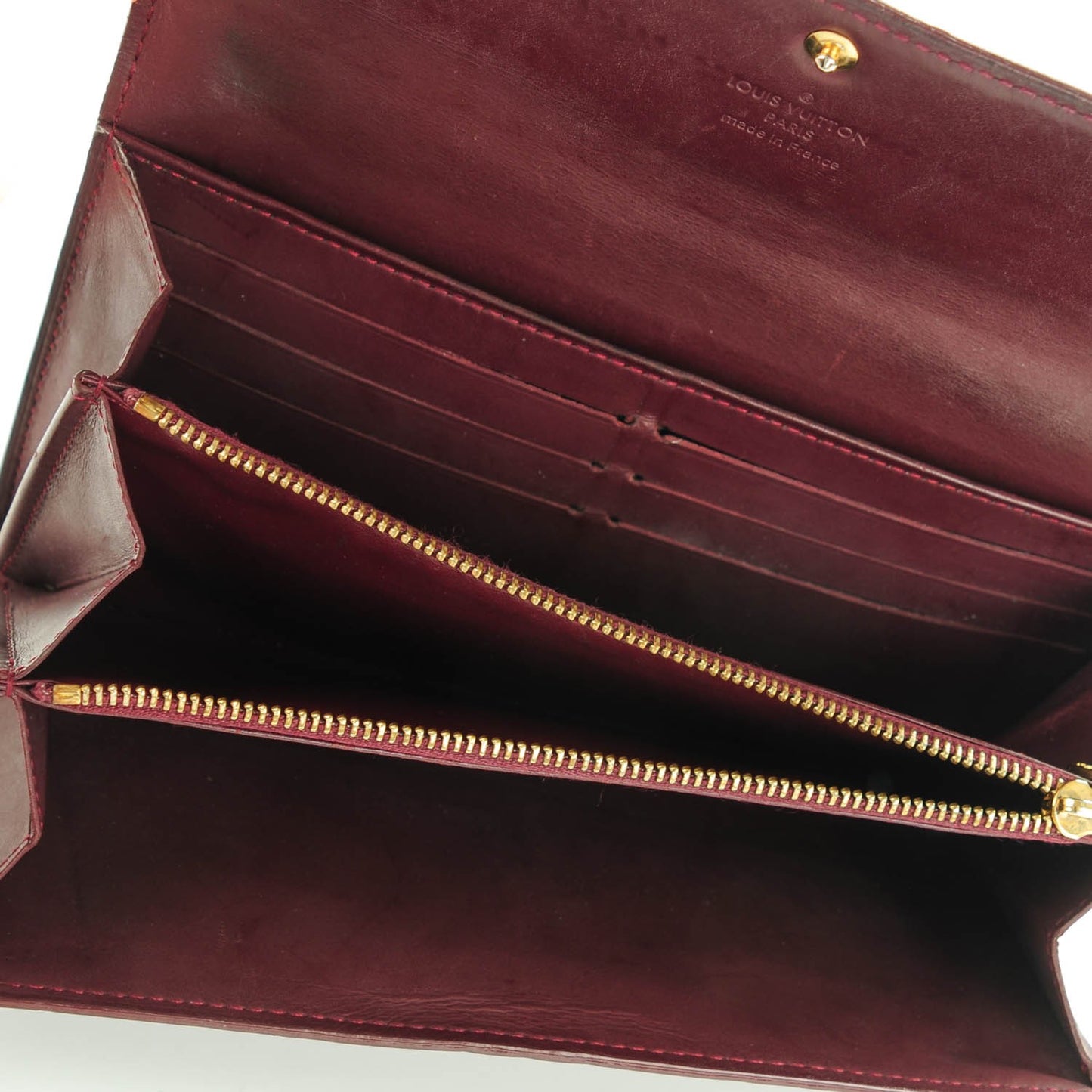 Vernis Sarah Wallet Rouge Fauviste