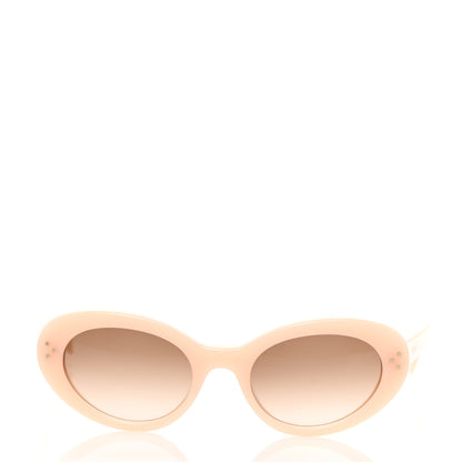 Celine Acetate Cat Eye Sunglasses CL401931 Milky Pastel Rose Brown 2 of 7