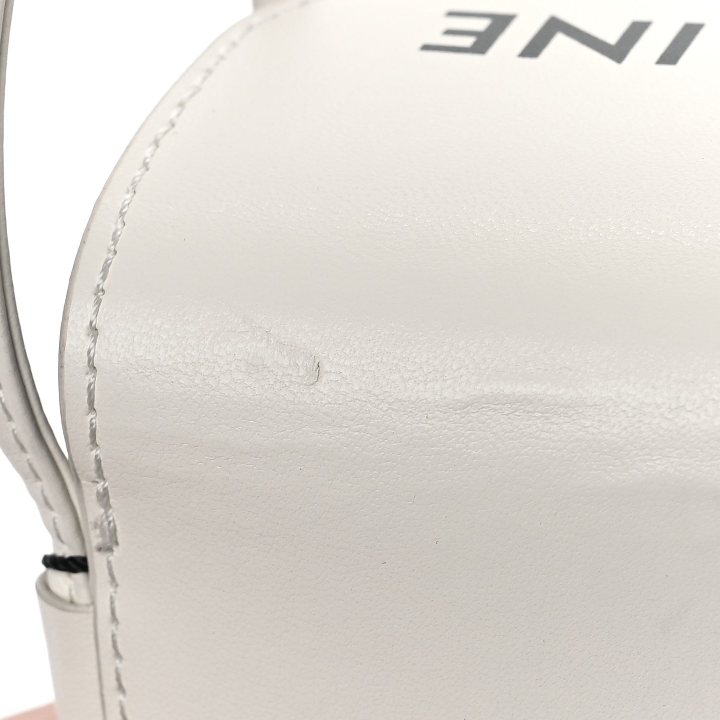 Smooth Calfskin Sunglasses Pouch White