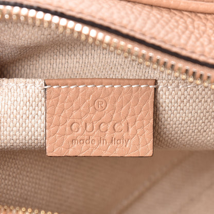 Gucci Pebbled Calfskin Small Soho Disco Bag Rose Beige 6 of 12