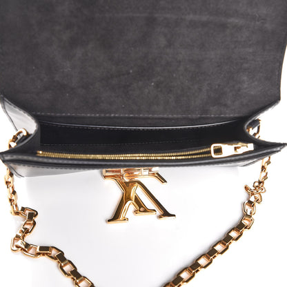 Louis Vuitton Calfskin Chain Louise GM Black 5 of 7