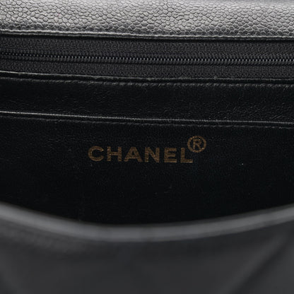 Chanel Caviar Quilted Medium Single Flap Black 5 of 17