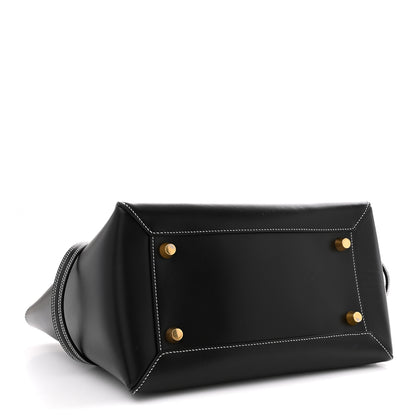 Celine Smooth Calfskin Double Stitching Mini Belt Bag Black 4 of 12