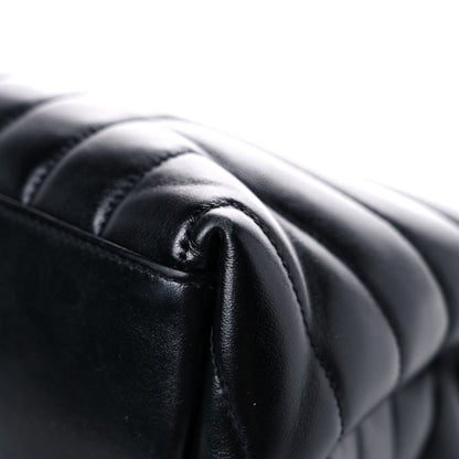 Saint Laurent Calfskin Y Quilted Monogram Medium Loulou Chain Satchel Black 11 of 18