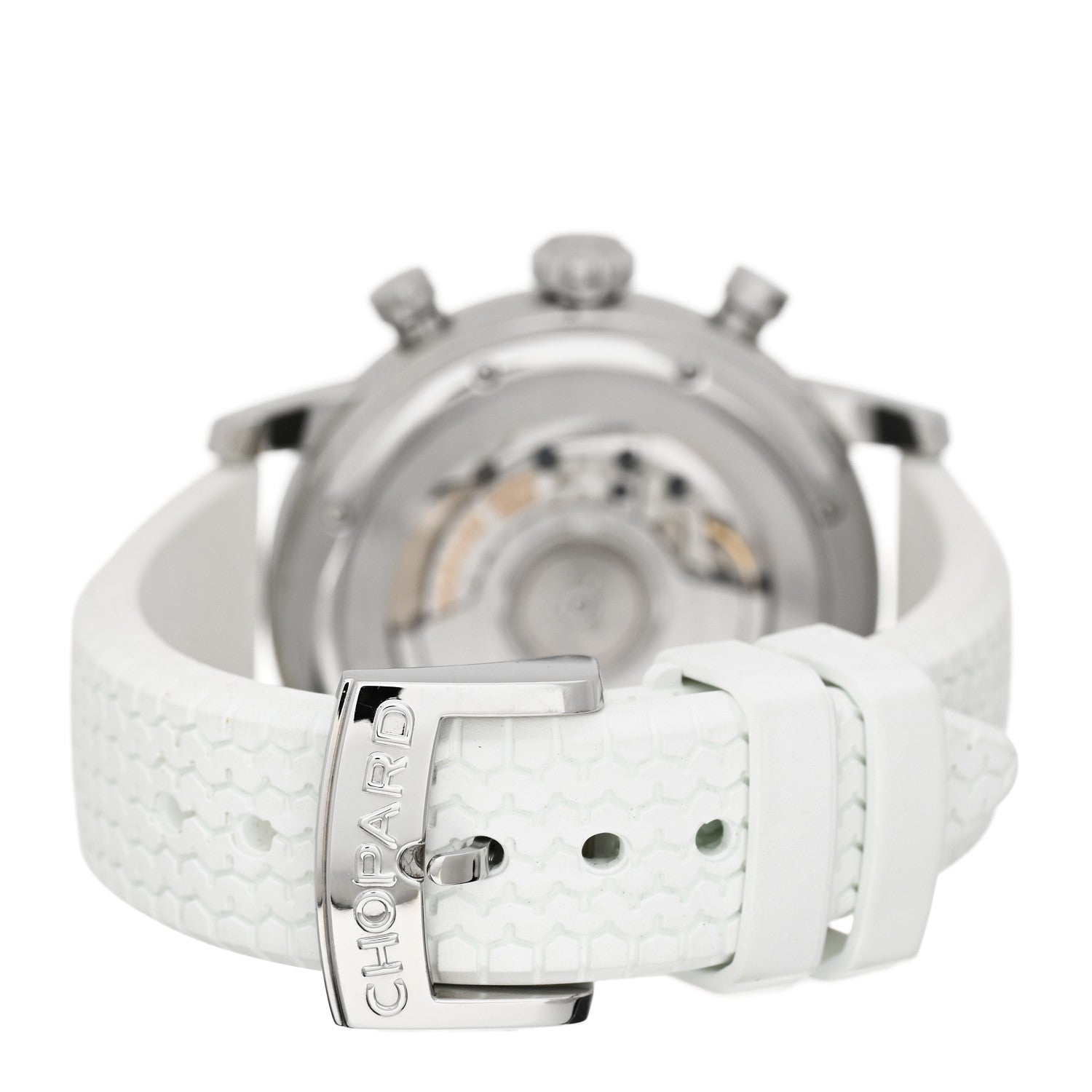 Chopard Stainless Steel Rubber Diamond Bezel Black Mother of Pearl 39mm Mille Miglia Race Edition Chronograph Automatic Watch 3 of 6