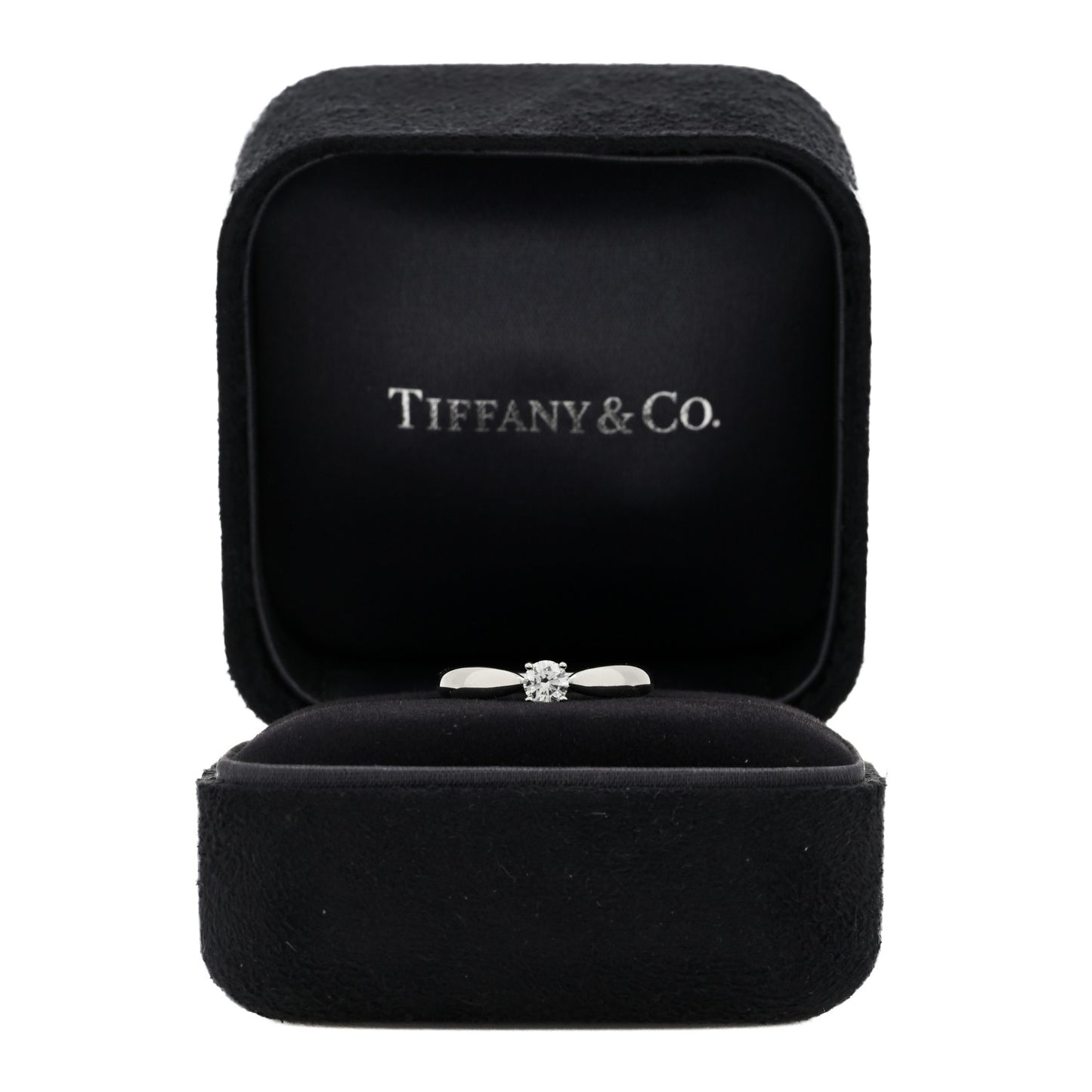 Platinum Diamond .24ct Harmony Solitaire Engagement Ring 52 6