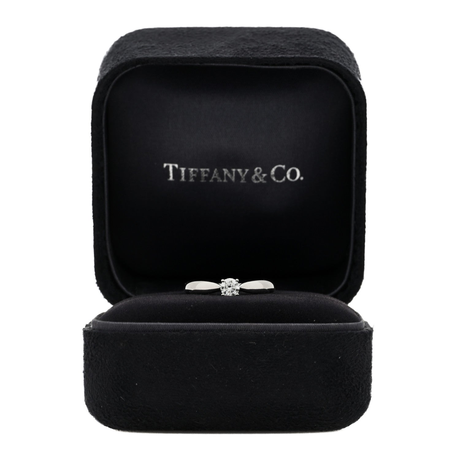 Tiffany Platinum Diamond .24ct Harmony Solitaire Engagement Ring 52 6 6 of 6