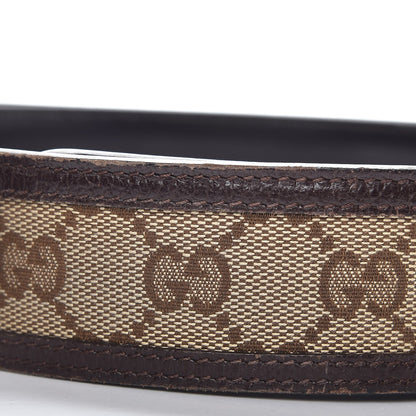 Gucci Monogram Interlocking G 40mm Belt 90 36 Dark Brown 5 of 9