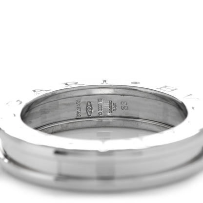 Bulgari 18K White Gold B.Zero1 One-Band Ring 53 6.5 5 of 5