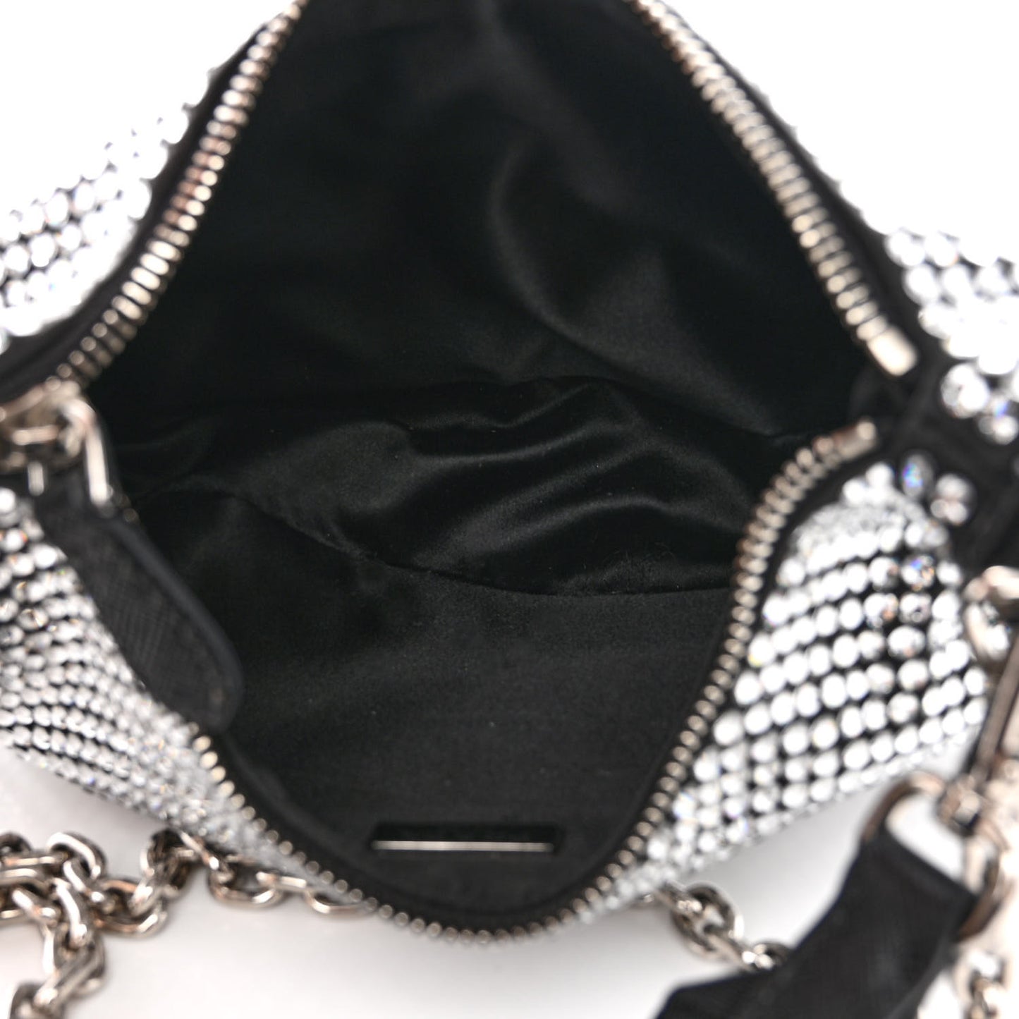Satin Crystal Re-Edition 2005 Shoulder Bag Cristal
