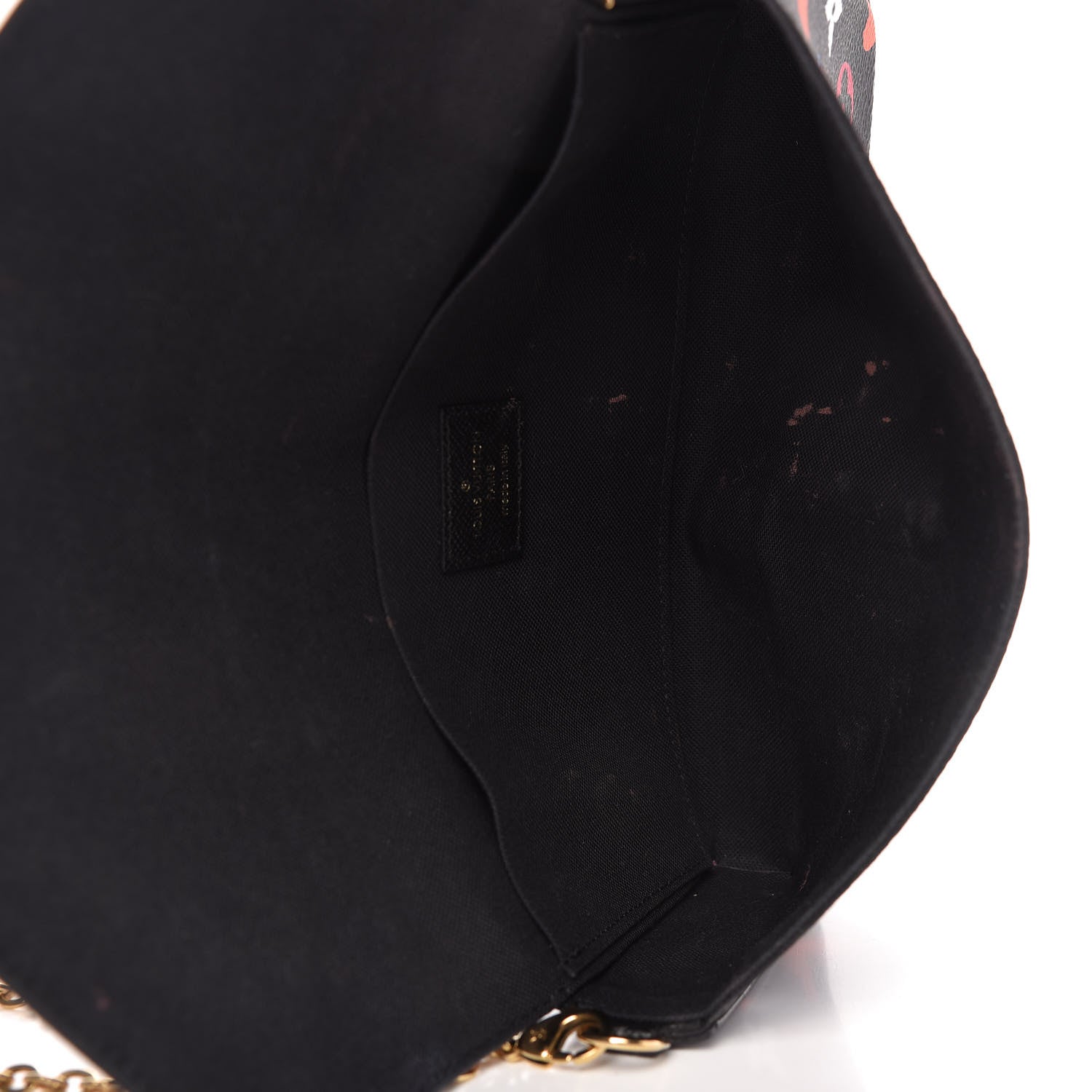 Louis Vuitton Game On Felicie Chain Wallet Black 5 of 11