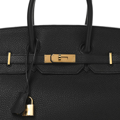 Hermes Togo Birkin 35 Black 8 of 10