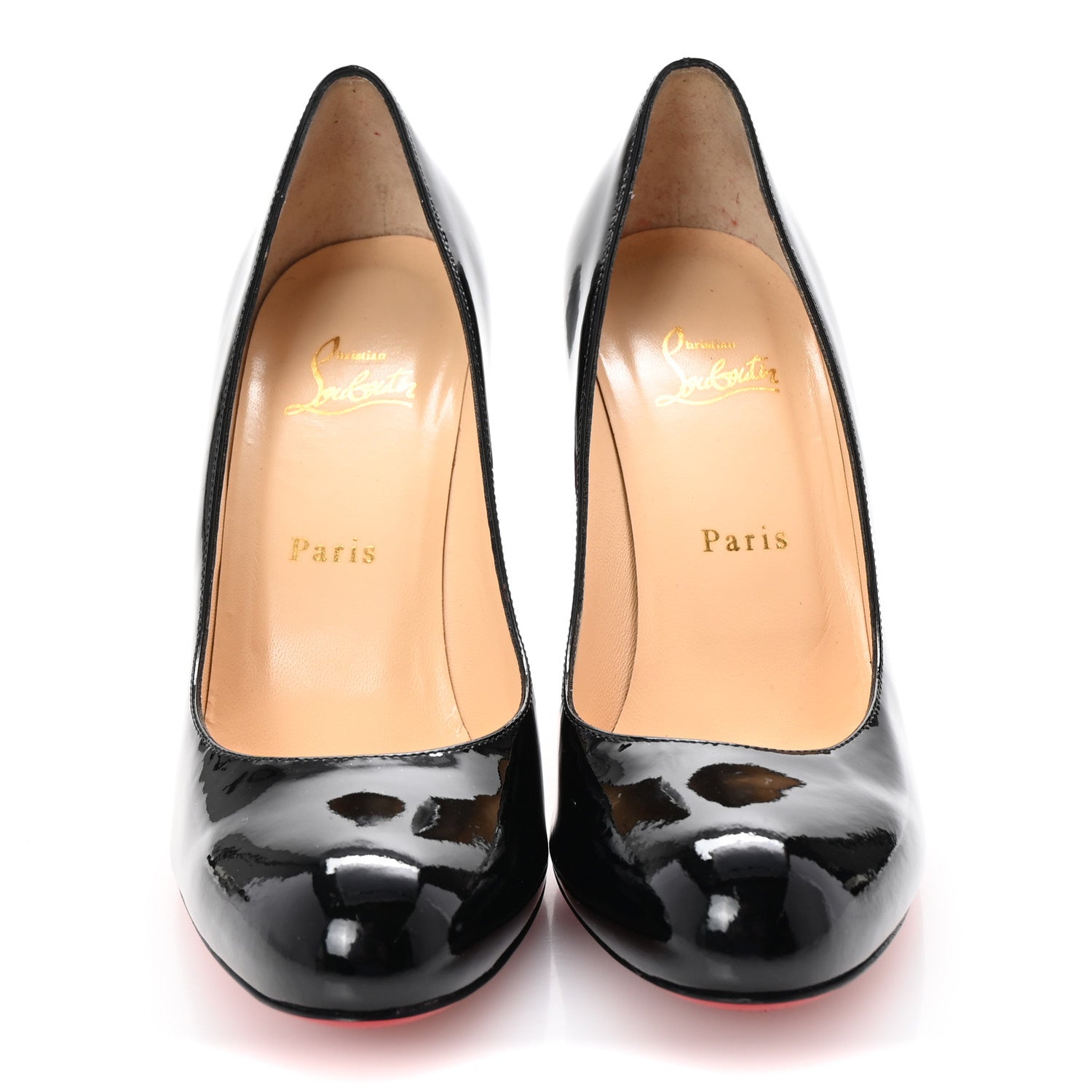 Christian Louboutin Patent New Simple 100 Pumps 39.5 Black 3 of 8