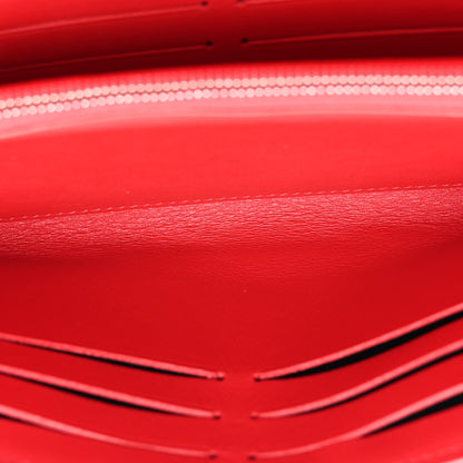 Louis Vuitton Calfskin New Wave Long Wallet Rouge 5 of 7